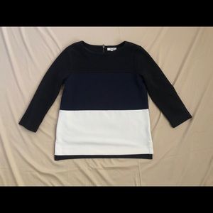 Madewell Color Block Long sleeve Top